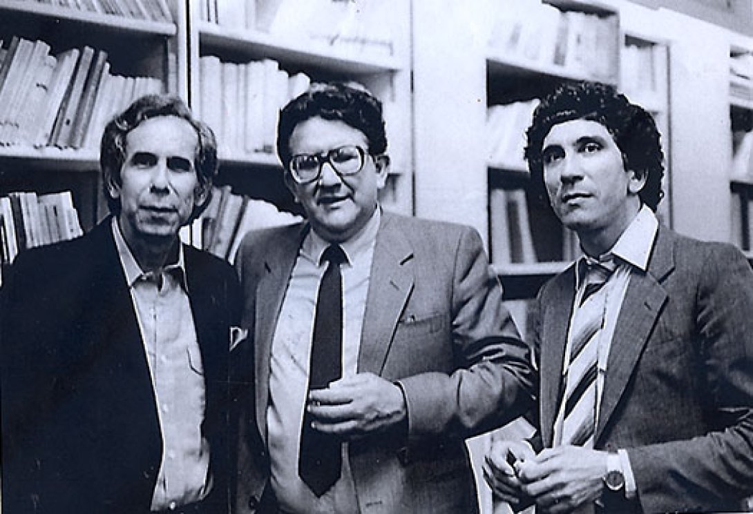 Pedro Yanes, Heberto Padilla y Reinaldo Arenas en Nueva York.