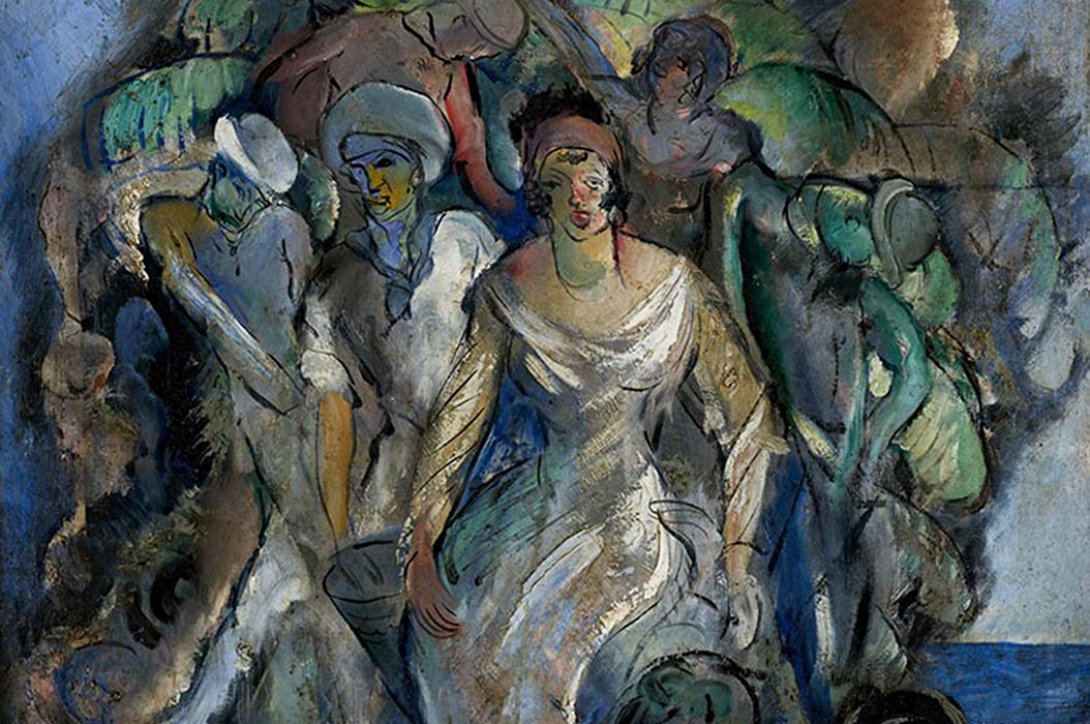 Eduardo Abela: "El triunfo de la rumba" (1928), detalle.