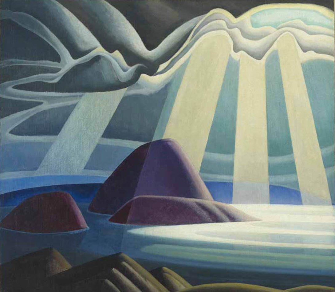 Lawren Harris: "Lago Superior" (1923).