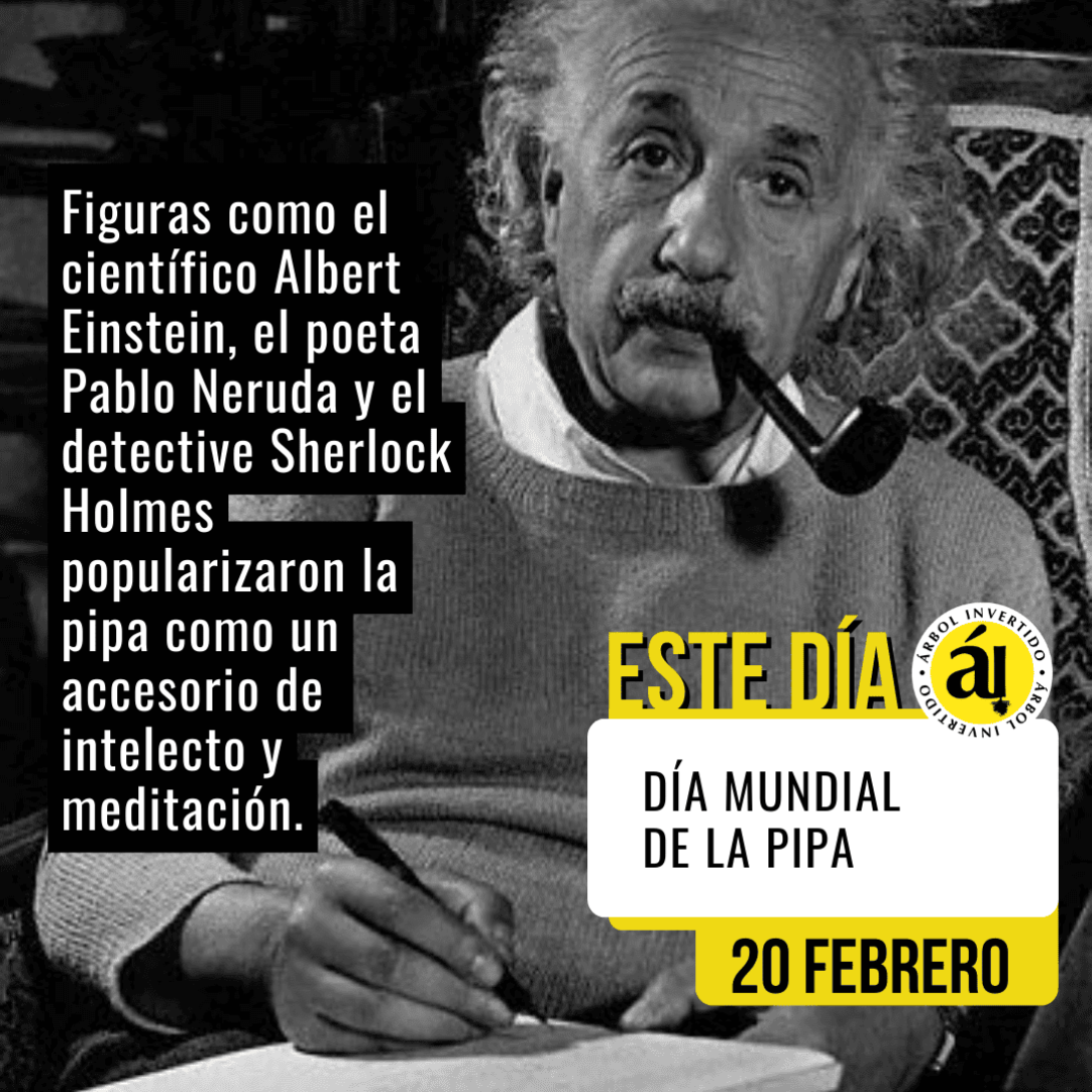 Postal Este Día. 20 Febrero. Dia de la Pipa