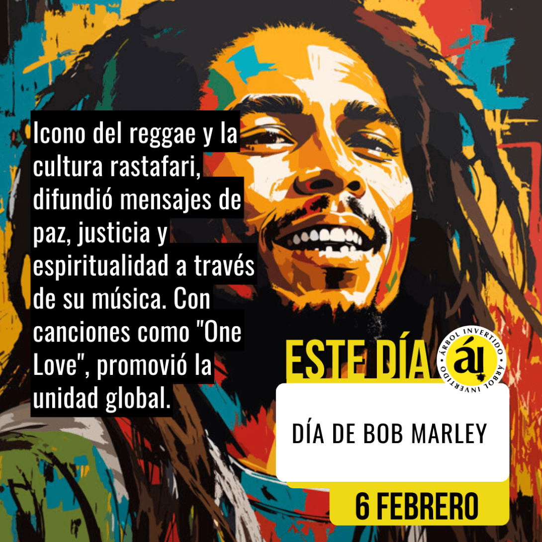 Postal Este Día. 6 Febrero. Dia de Bob Marley