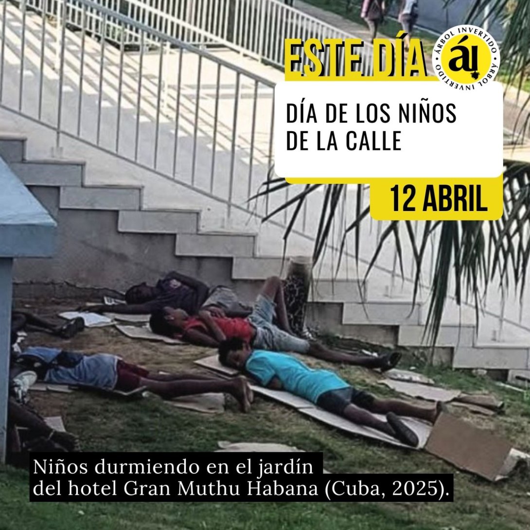 Postal Este Día. 12 Abril. Día de los niños de la calle