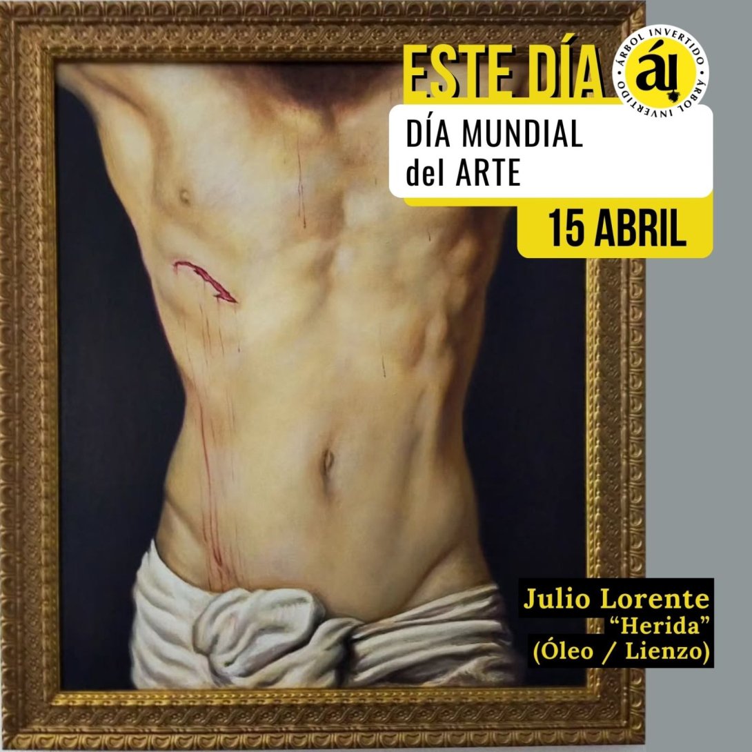Postal Este Día. 15 Abril. Día mundial del arte