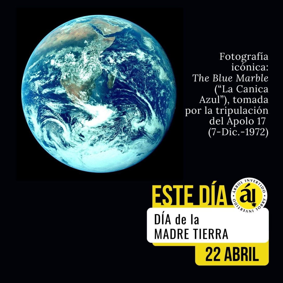 Postal Este Día. 22 Abril. Día mundial de la madre tierra