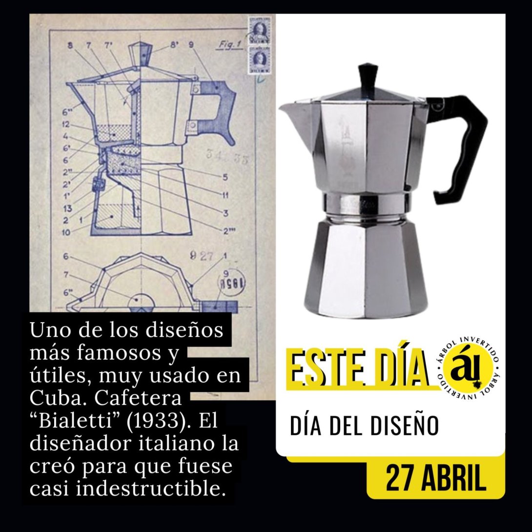 Postal Este Día. 27 Abril. Día del diseño