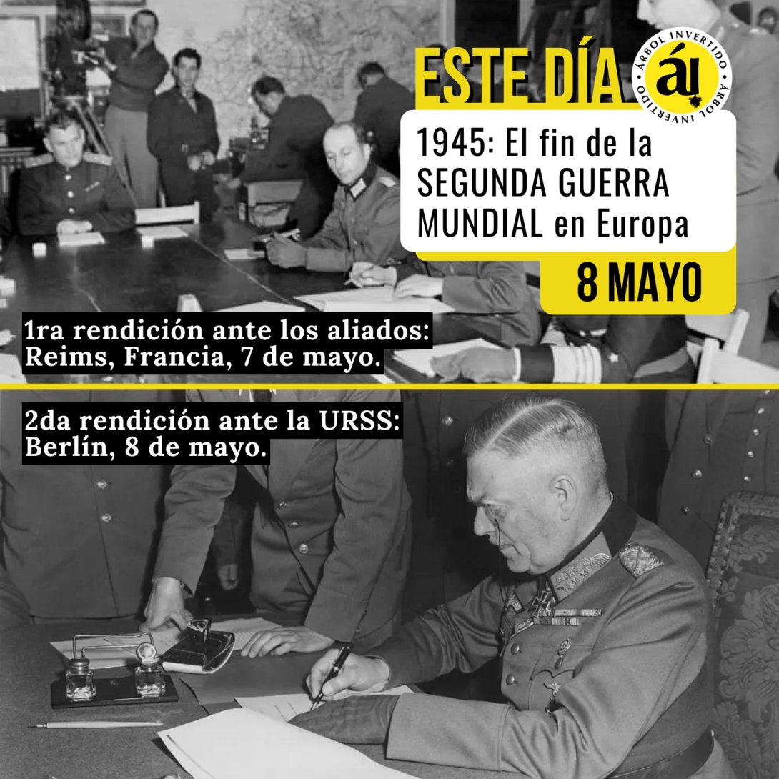 Postal Este Día. 8 Mayo. Fin de la segunda guerra mundial en Europa