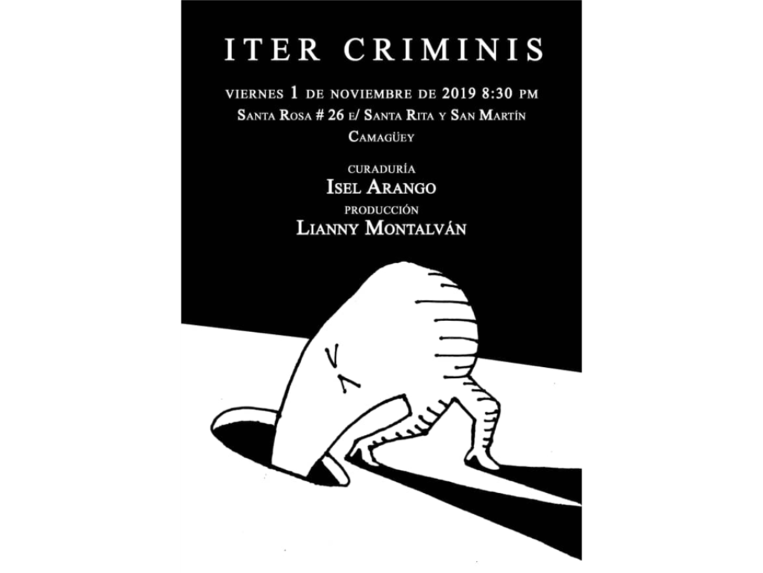 Cartel de la exposición "Iter Criminis".