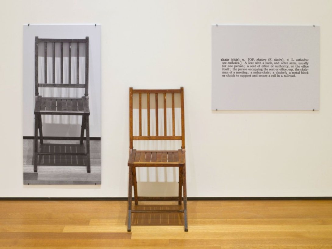 "Una y tres sillas" ("One and Three Chairs"), 1965.