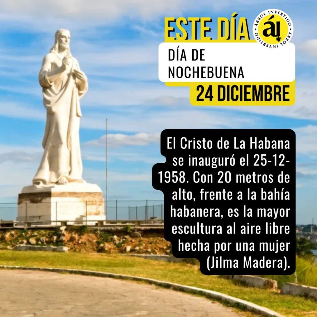 Postal. Este día. Dia de Nochebuena. El Cristo de La Habana