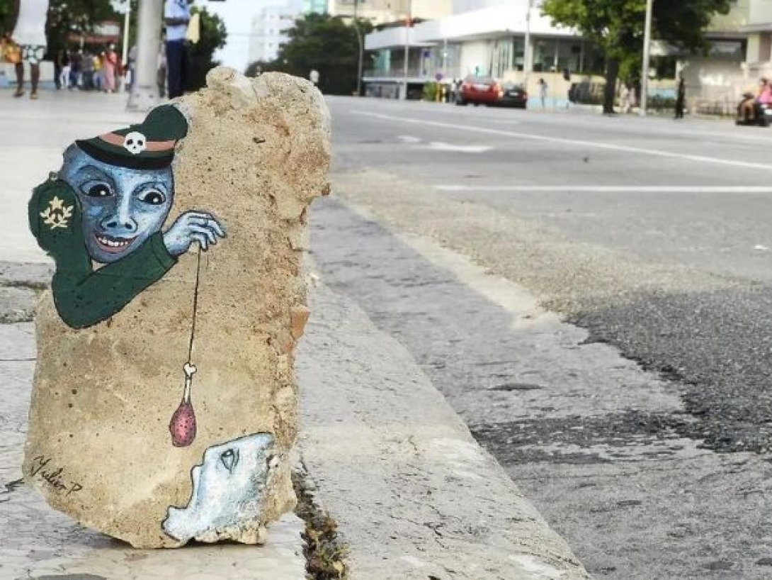 Grafiti de Yulier P. en La Habana.