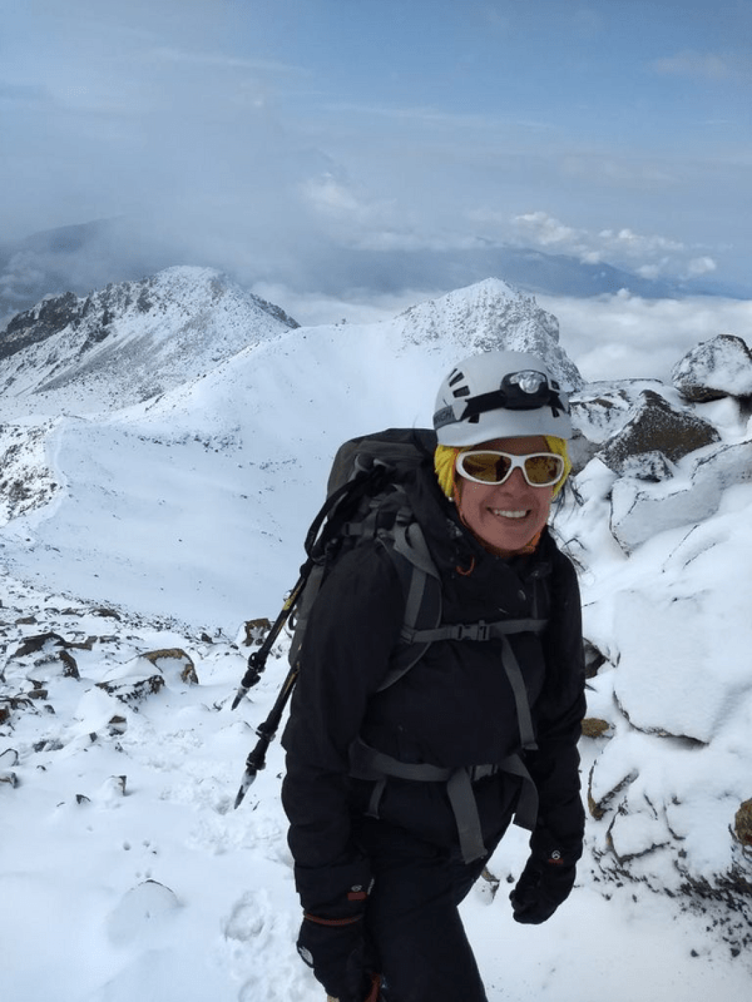 Ascenso al volcán Iztaccihuatl, México, 2018.