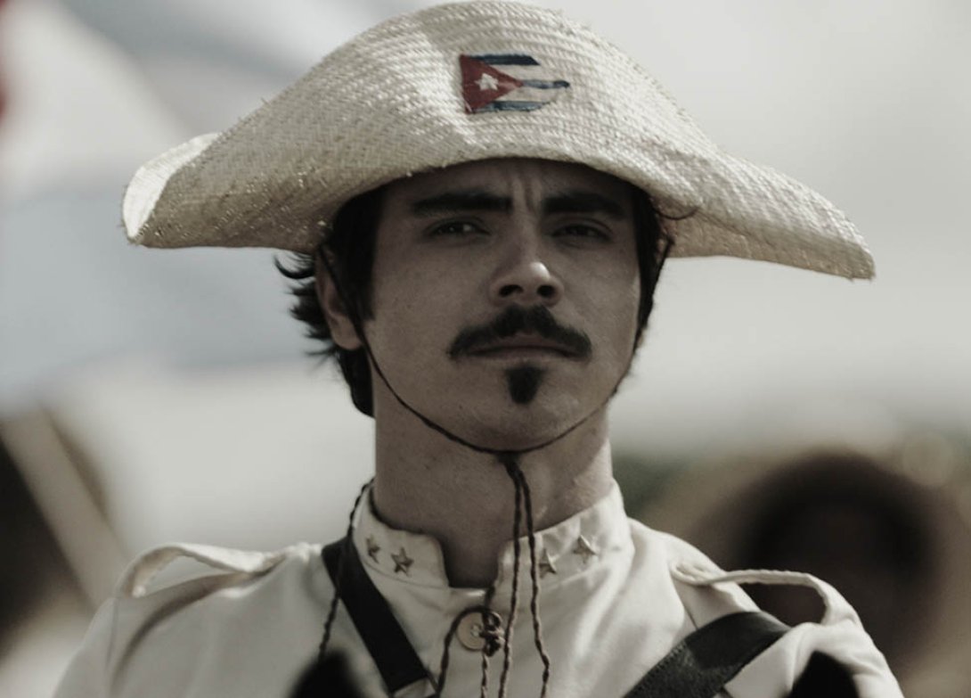El actor Daniel Romero representa a Ignacio Agramonte en "El Mayor".