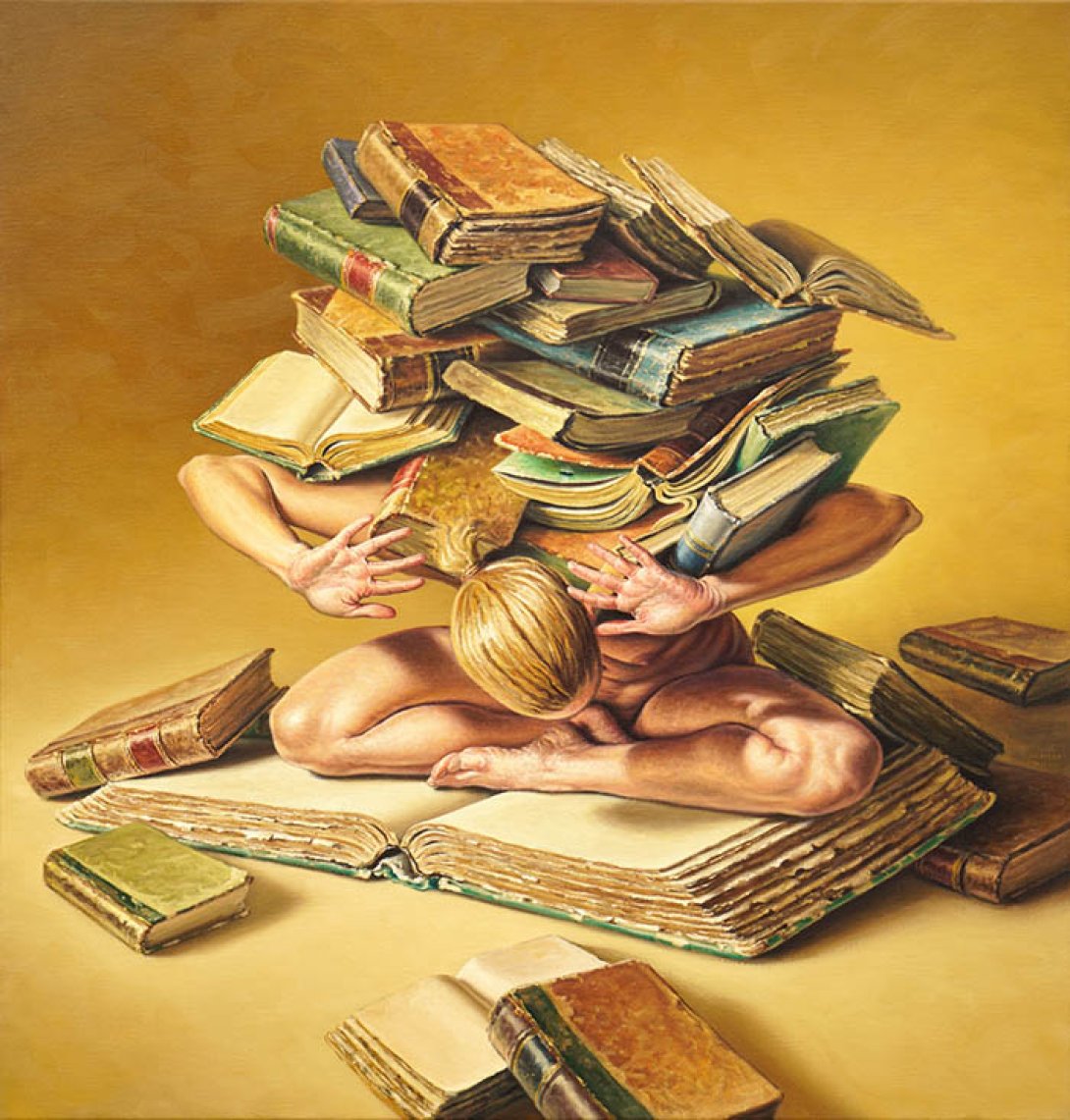 Joel Besmar: "El arte de leer" (2019).