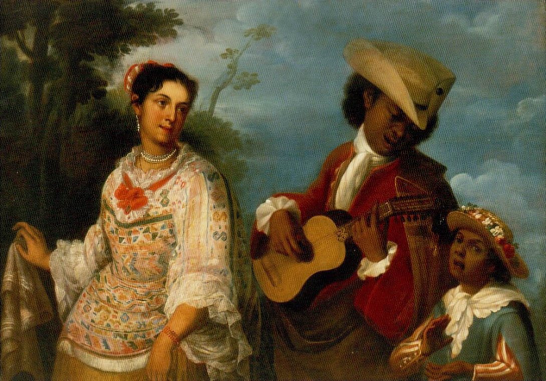 Juan Rodríguez Juárez: "De mulato y mestiza" (1715).