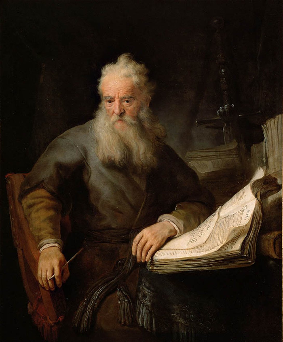 Rembrandt: "El apóstol Pablo" (1633).