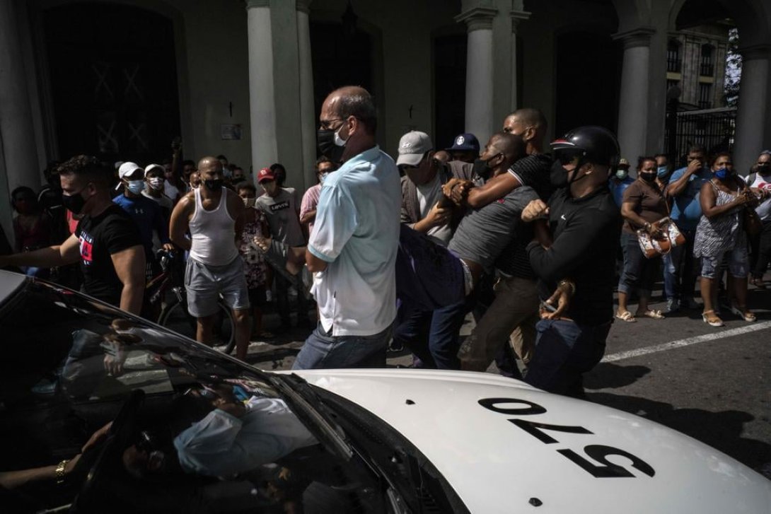 Protestas en Cuba. 11 de julio 2021. Represión al pueblo