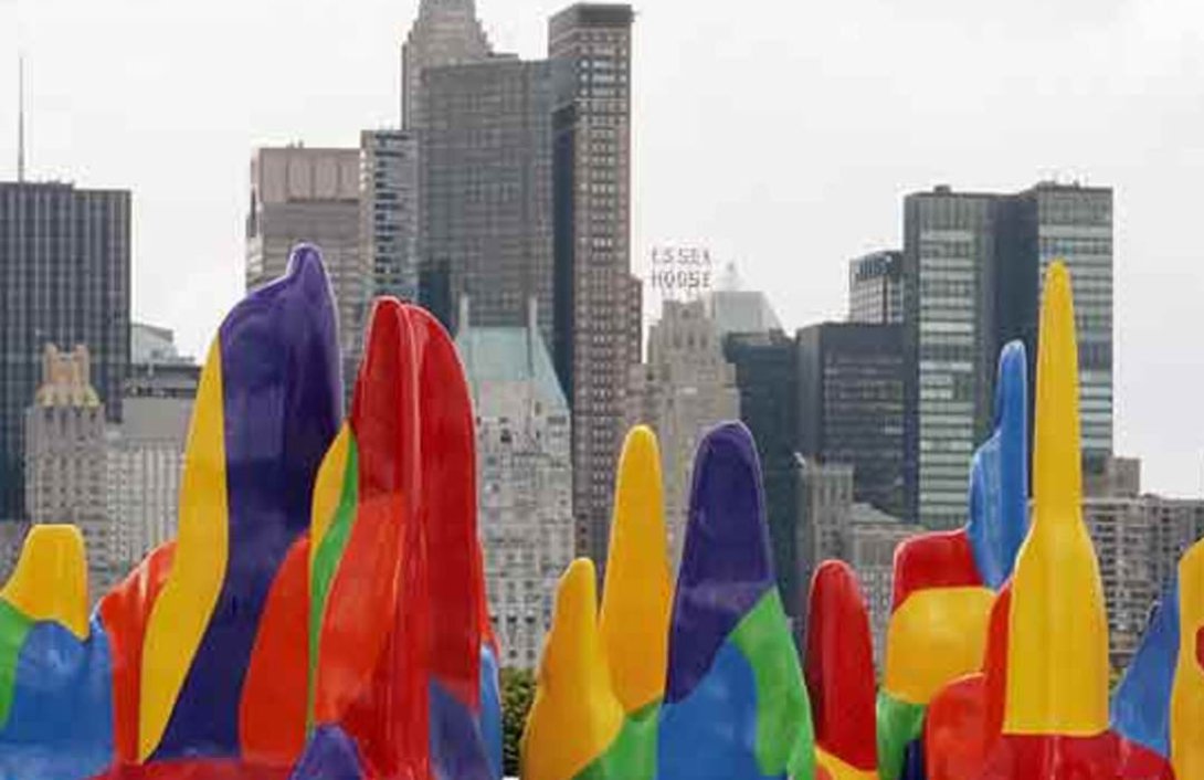 Sol LeWitt: "Splotch #3" (2005).