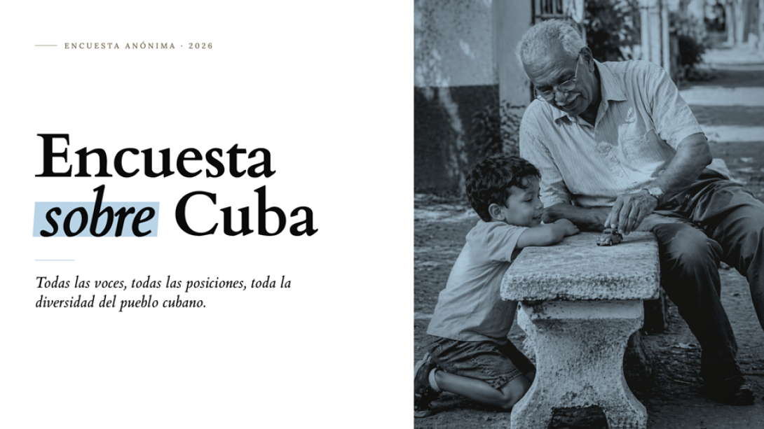 Promoción de la "Encuesta sobre Cuba" (abril de 2026).