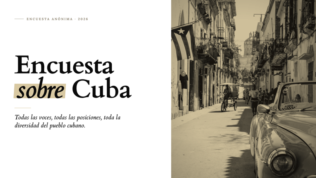 Promoción de la "Encuesta sobre Cuba" (abril de 2026).