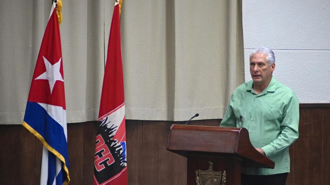 Miguel Díaz-Canel en la tercera Sesión Extraordinaria de la Asamblea Nacional del Poder Popular en su X Legislatura (17 de junio de 2026).