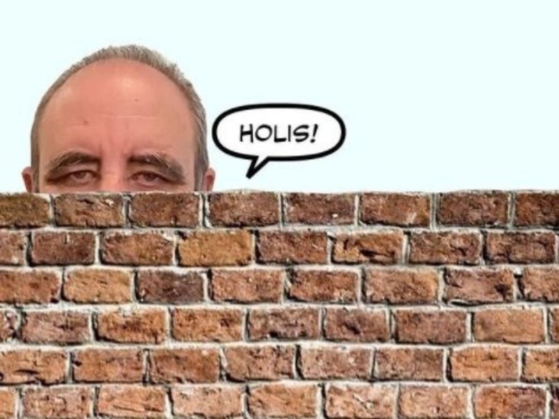 Ignacio Jiménez (caricatura con muro). 