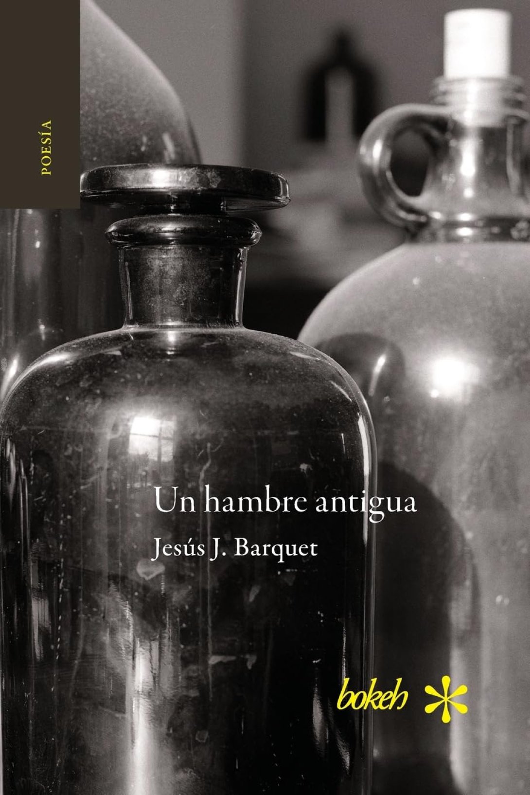 Cubierta del poemario "Un hambre antigua" (2025) del autor cubano Jesús J. Barquet.