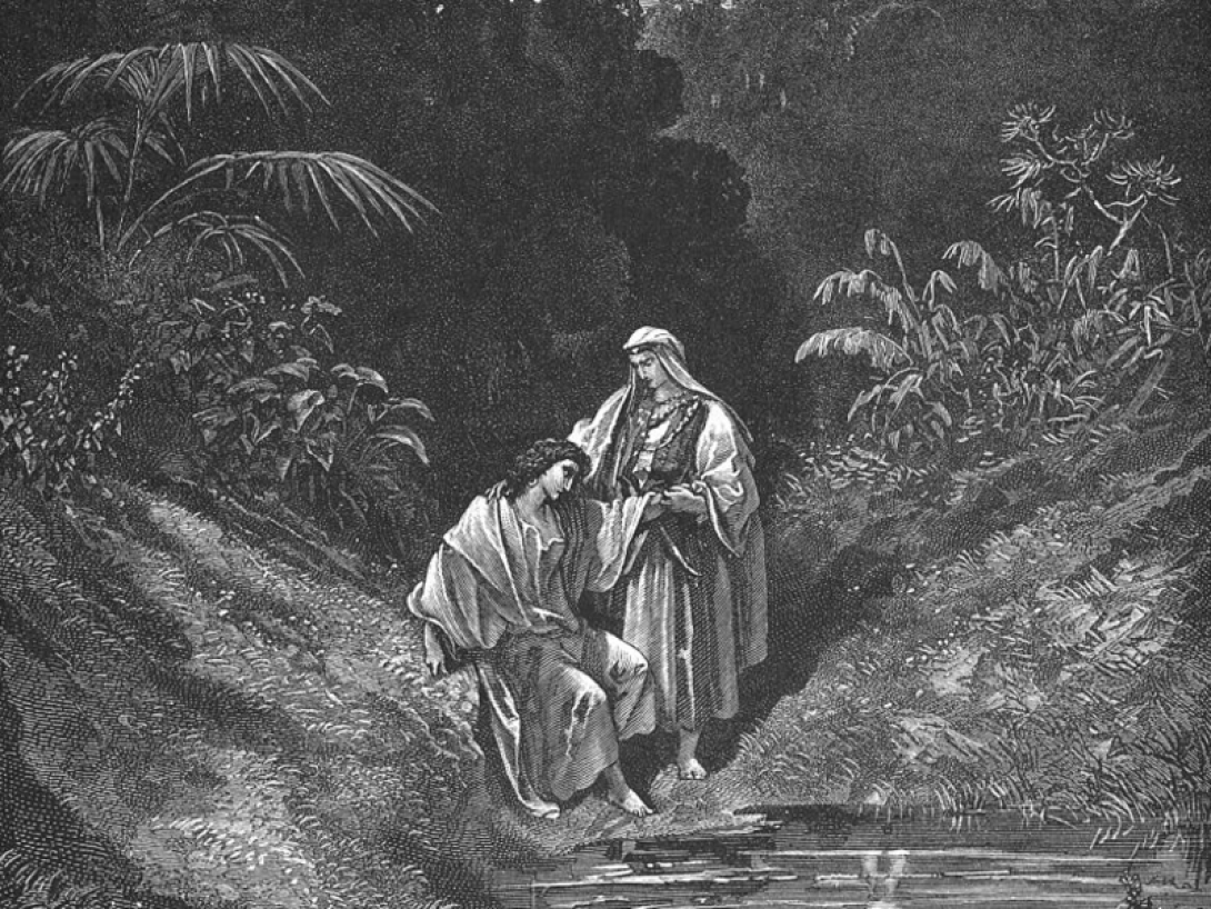 Rey David y Jonatan.