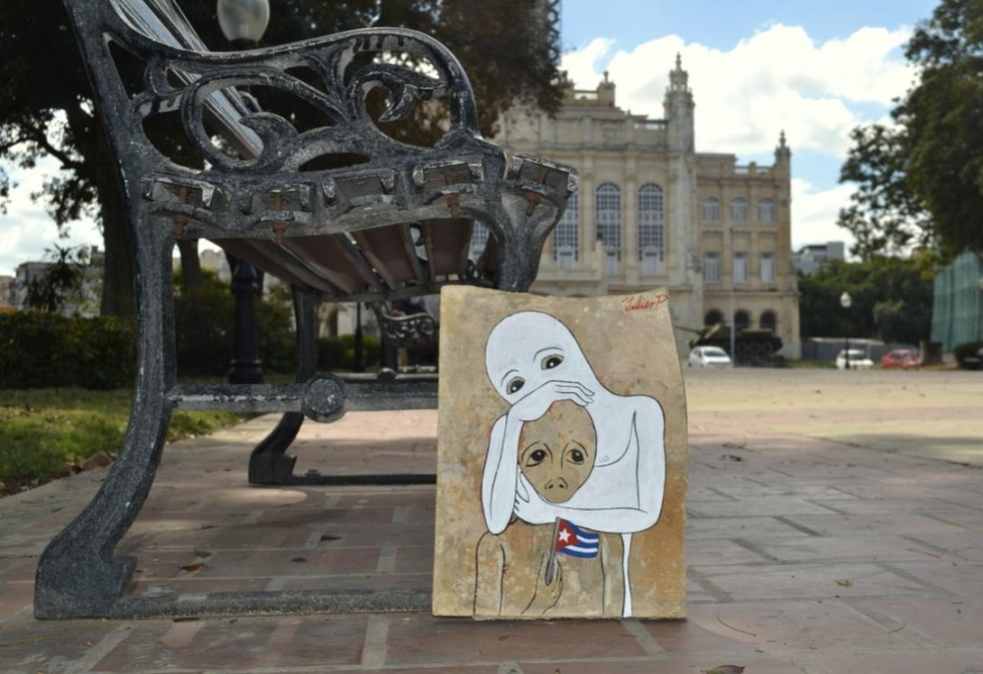 Obra de Yulier P. de la serie "Regalos".