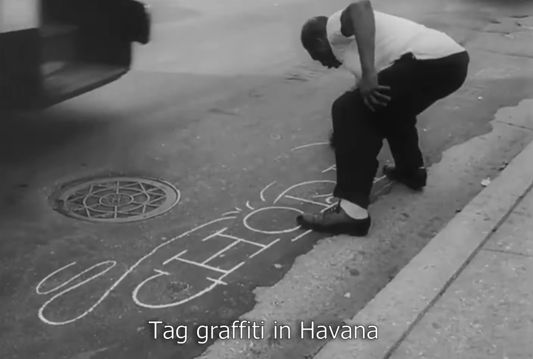 Tag grafiti de Chori, en La Habana.