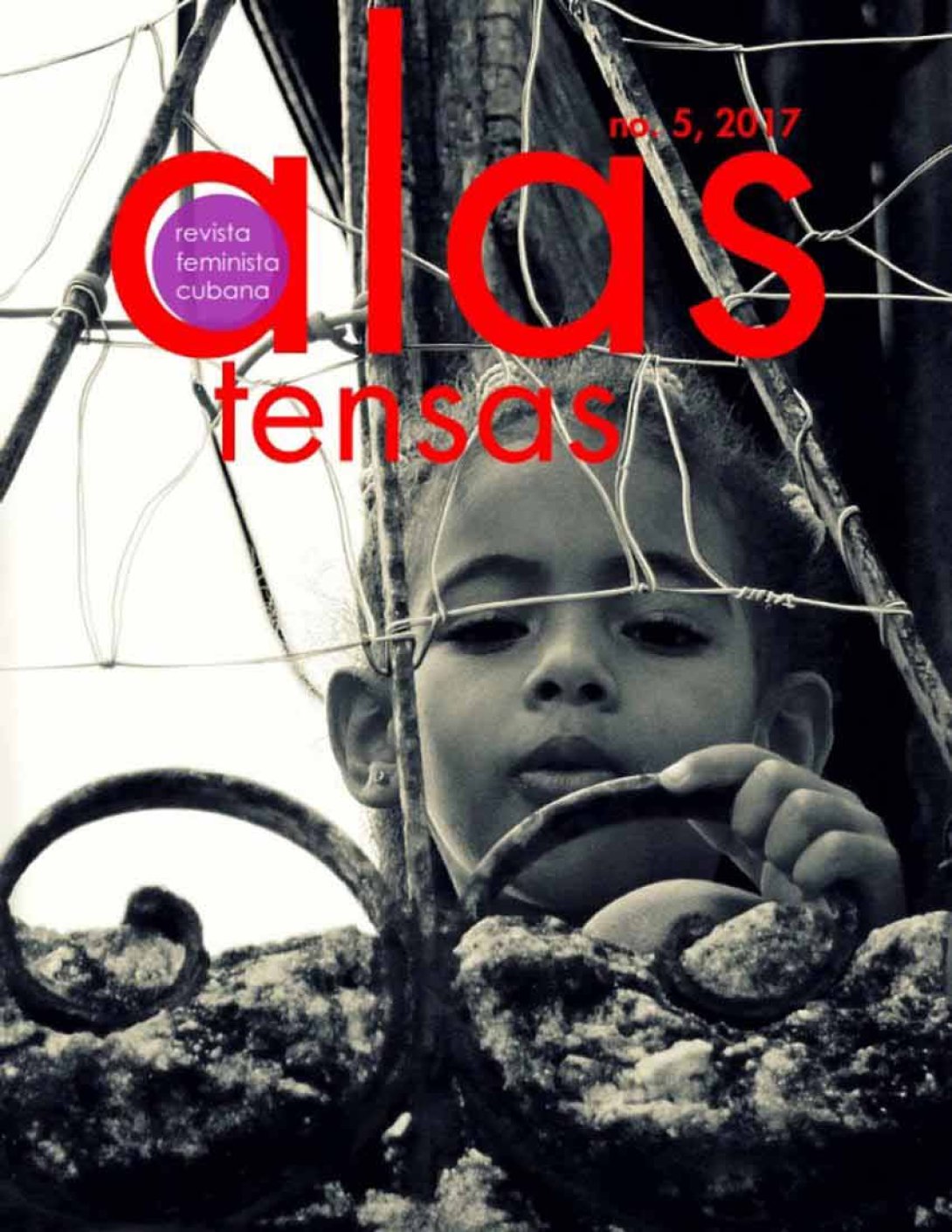 Portada de la revista feminista cubana "Alas tensas", # 5
