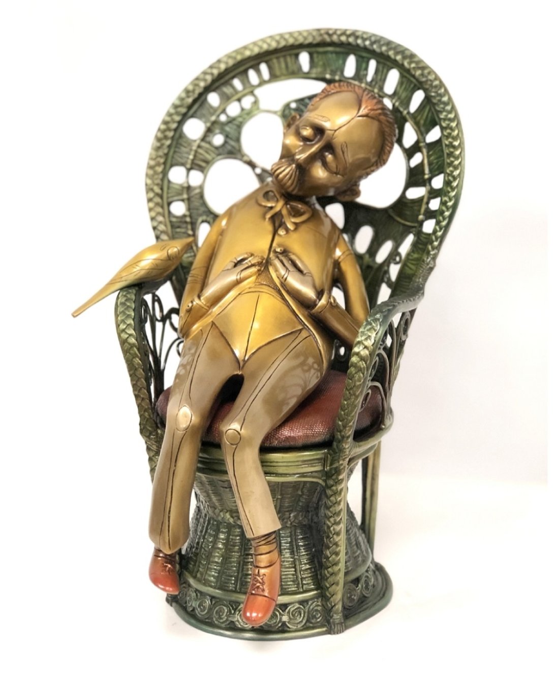 "Espantado de todo". Escultura de Pedro Pablo Oliva