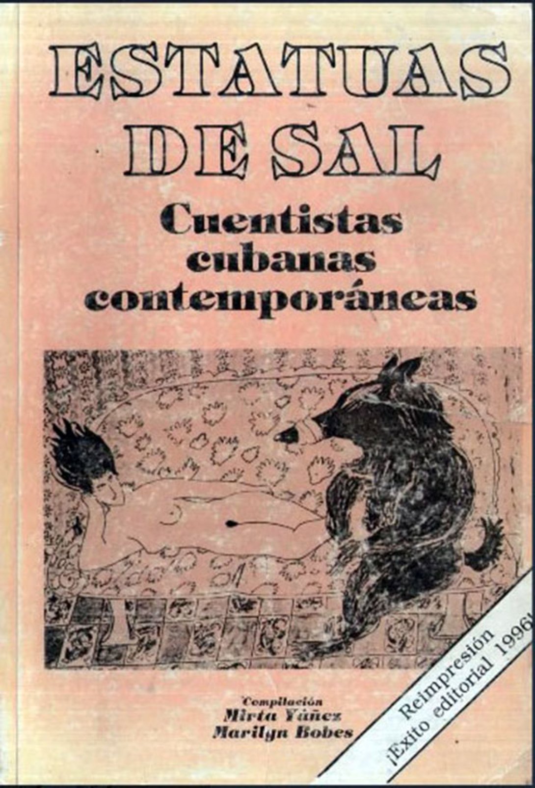 Portada de la antología Estatuas de sal. Cuentistas cubanas contemporáneas