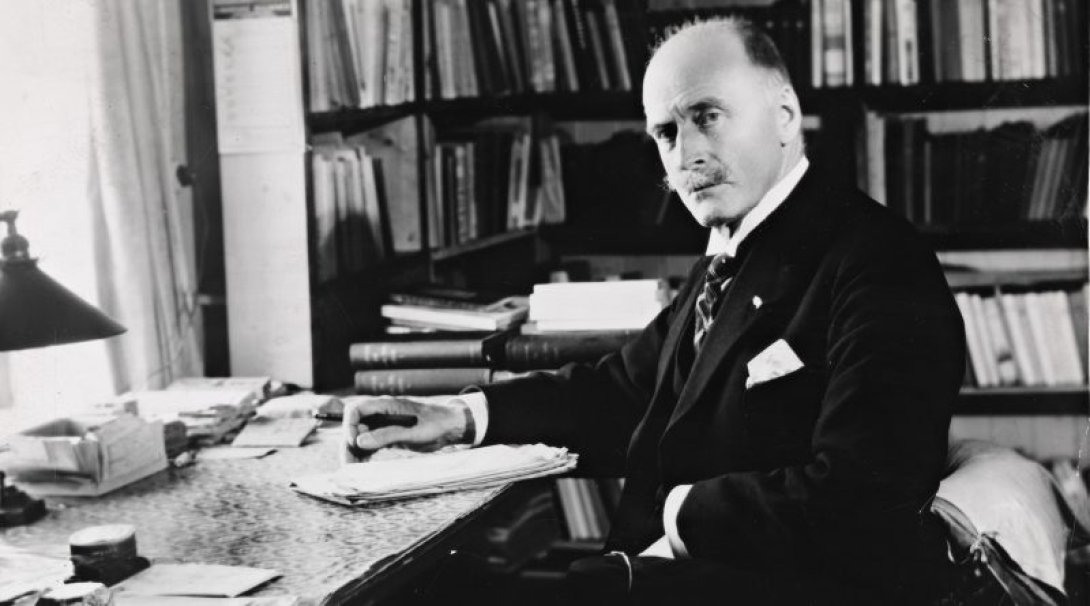 El gran escritor noruego Knut Hamsun