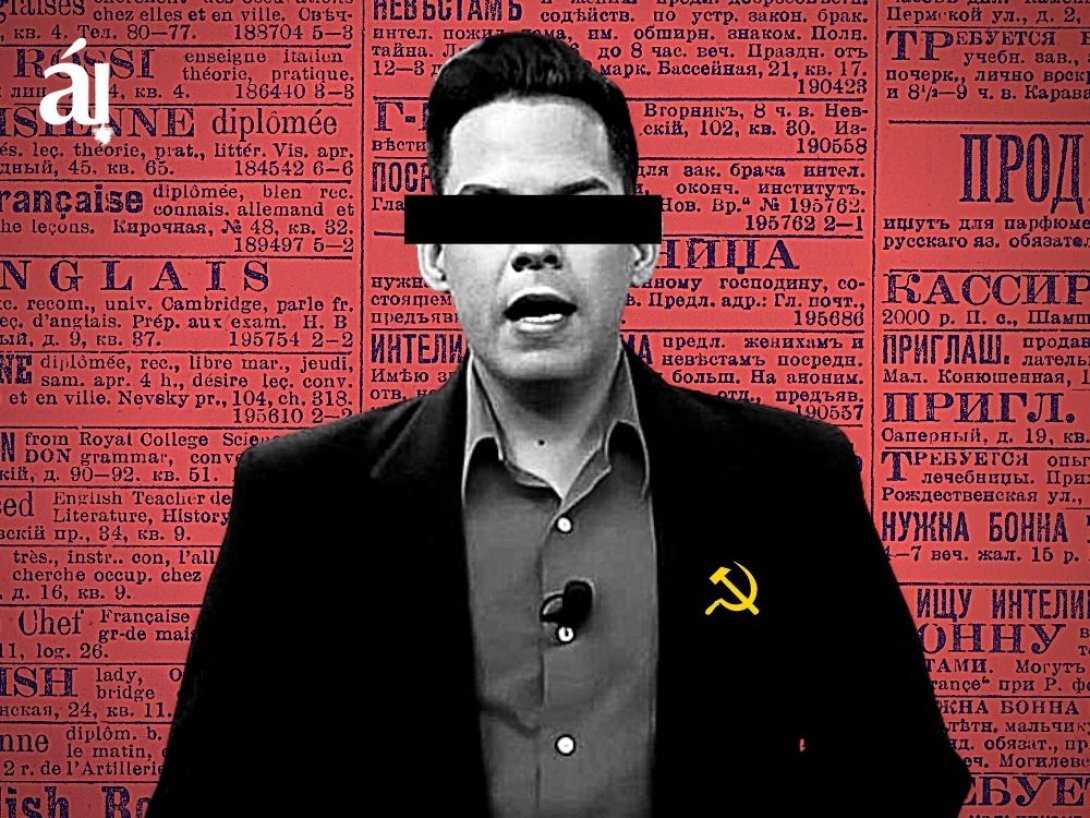 hombre y periódicos