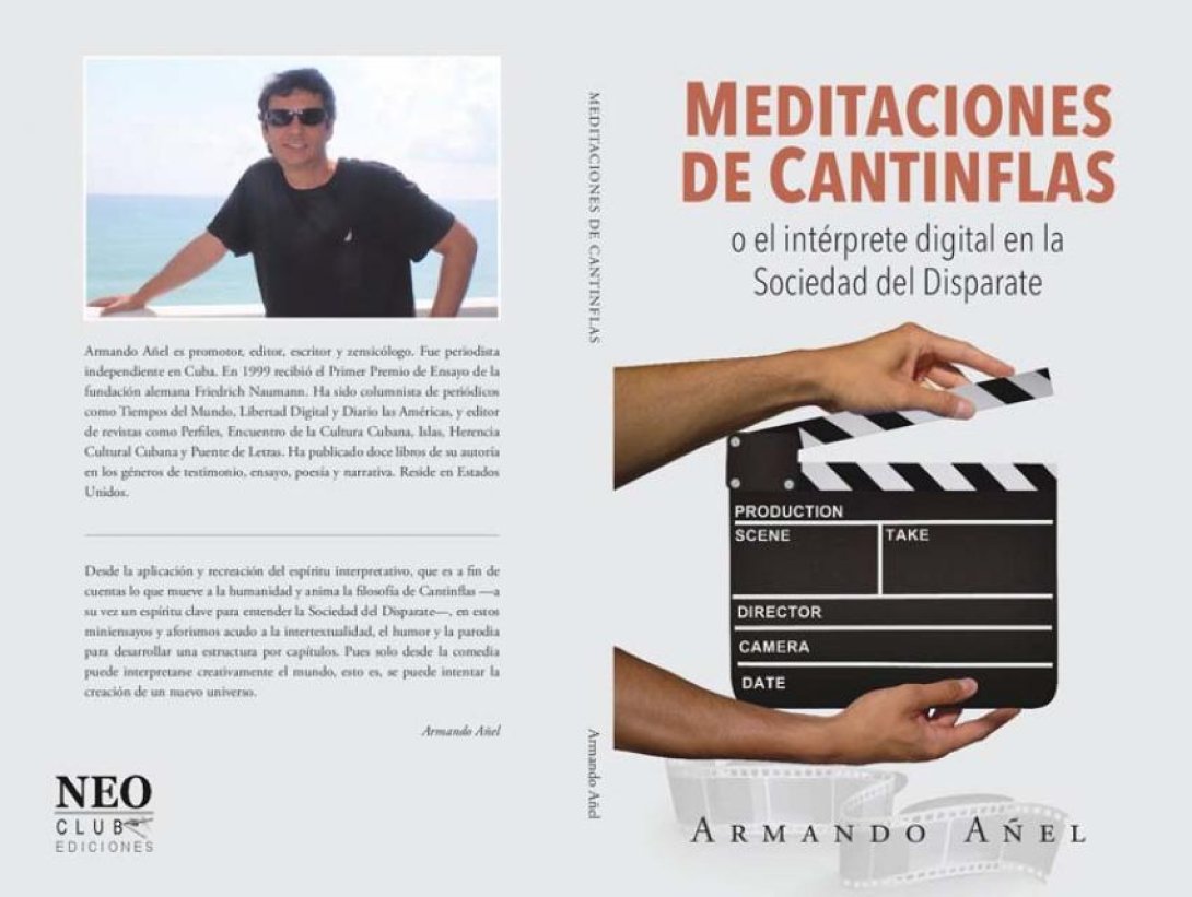 Carátula del libro "Meditaciones de Cantinflas", de Armando añel