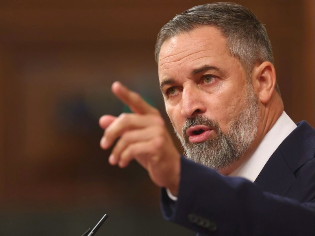Santiago Abascal en el Congreso de los Diputados, Madrid (24 de junio de 2026).