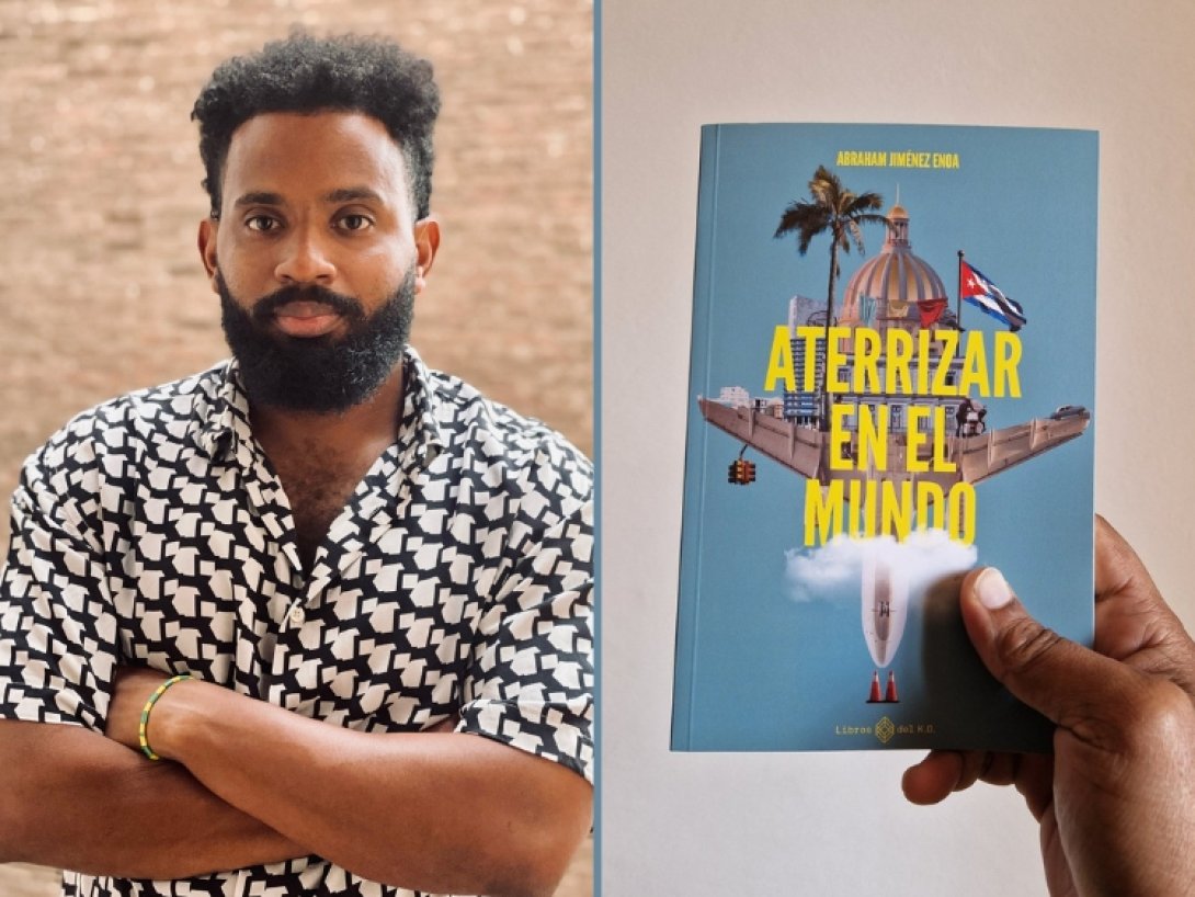 Abraham Jiménez Enoa y su libro "Aterrizar en el mundo"