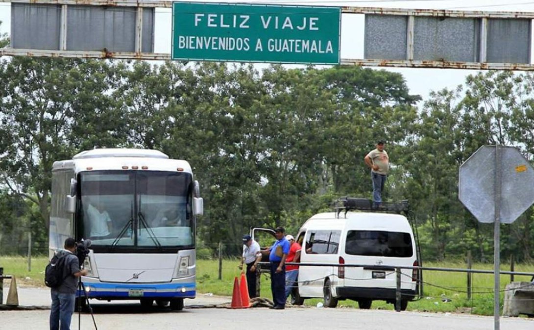 Frontera de Honduras y Guatemala.