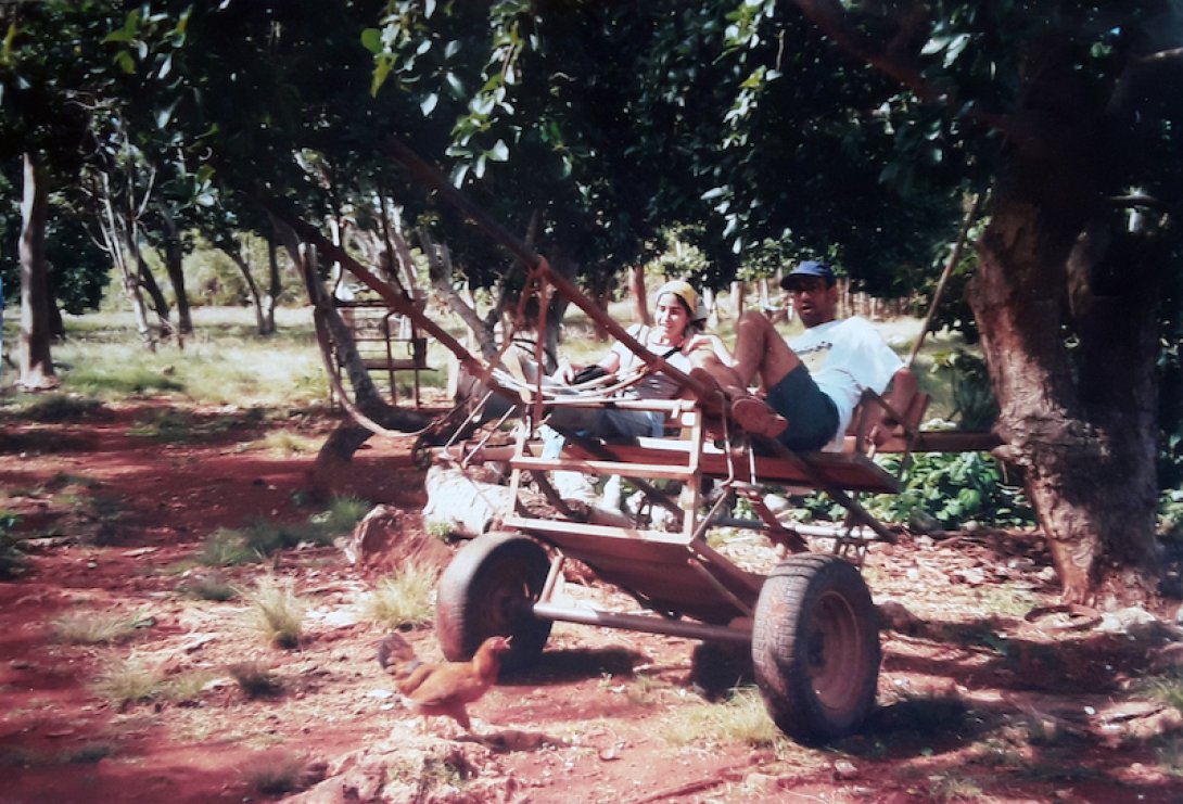  Amilkar y Mahé en la arañita de Ramón.