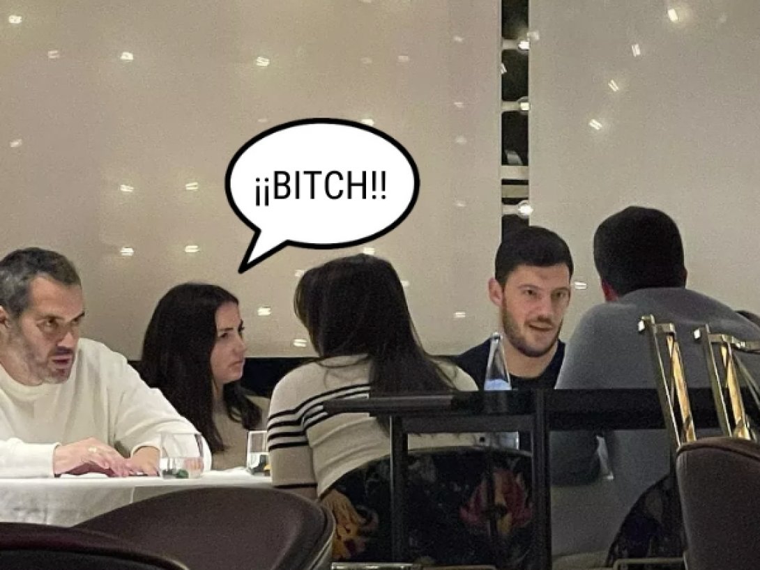 Ana de Armas y Manuel Anido en restaurante de lujo en Madrid.