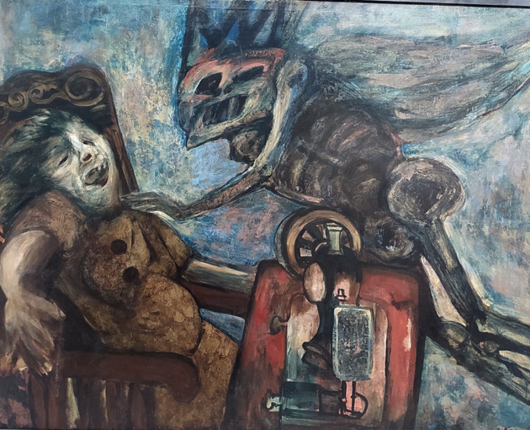 Pintura de Antonia Eiriz: "La anunciación!