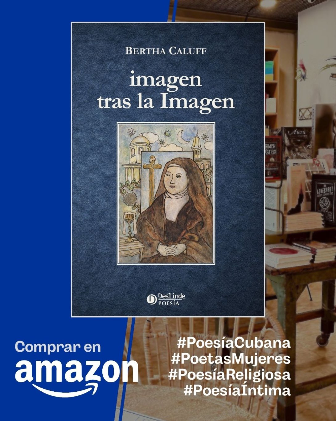 Portada del libro "imagen tras la Imagen" de Bertha Caluff (Ediciones Deslinde)