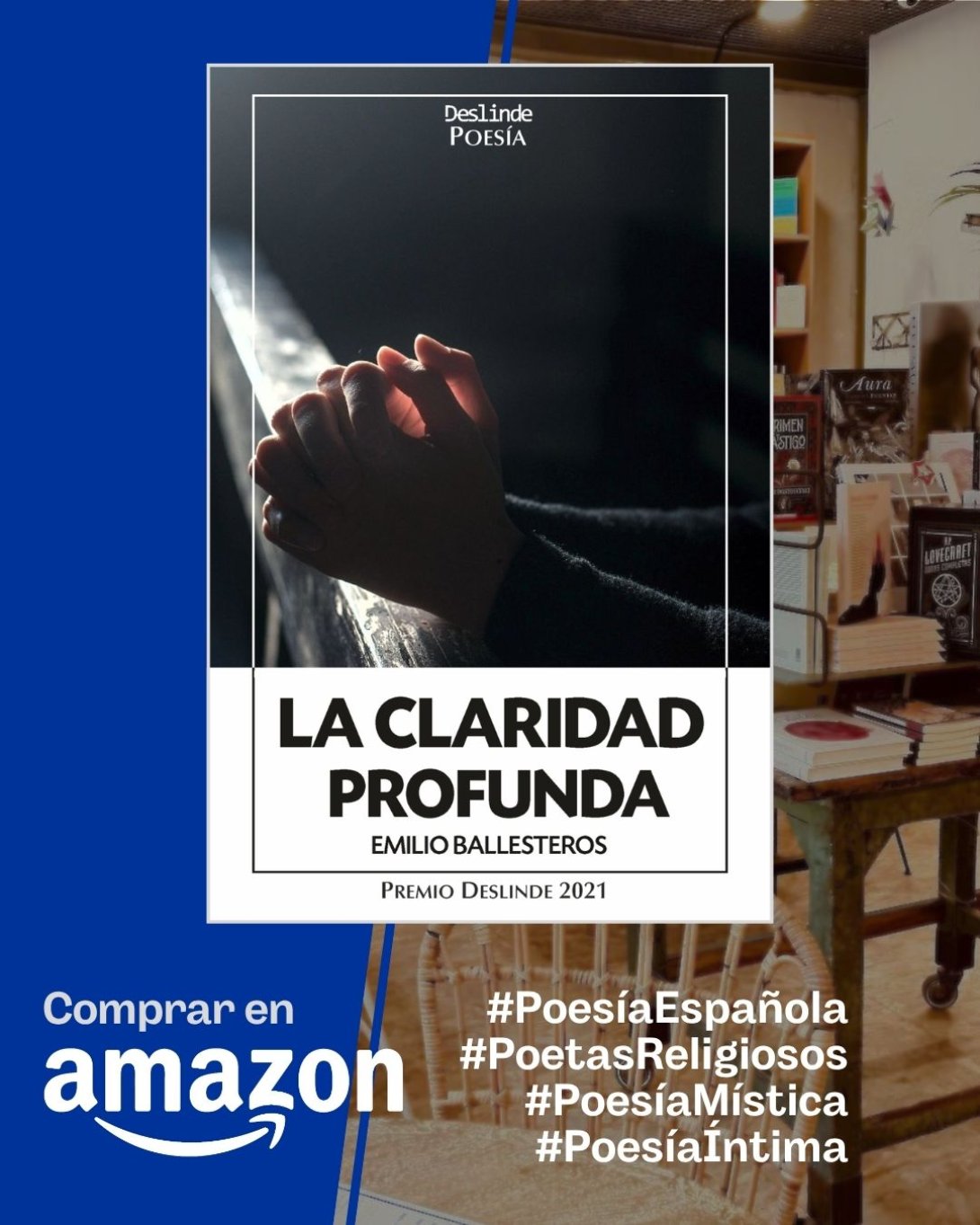 Anuncio de venta en Amazon del libro "La claridad profunda" de Emilio Ballesteros