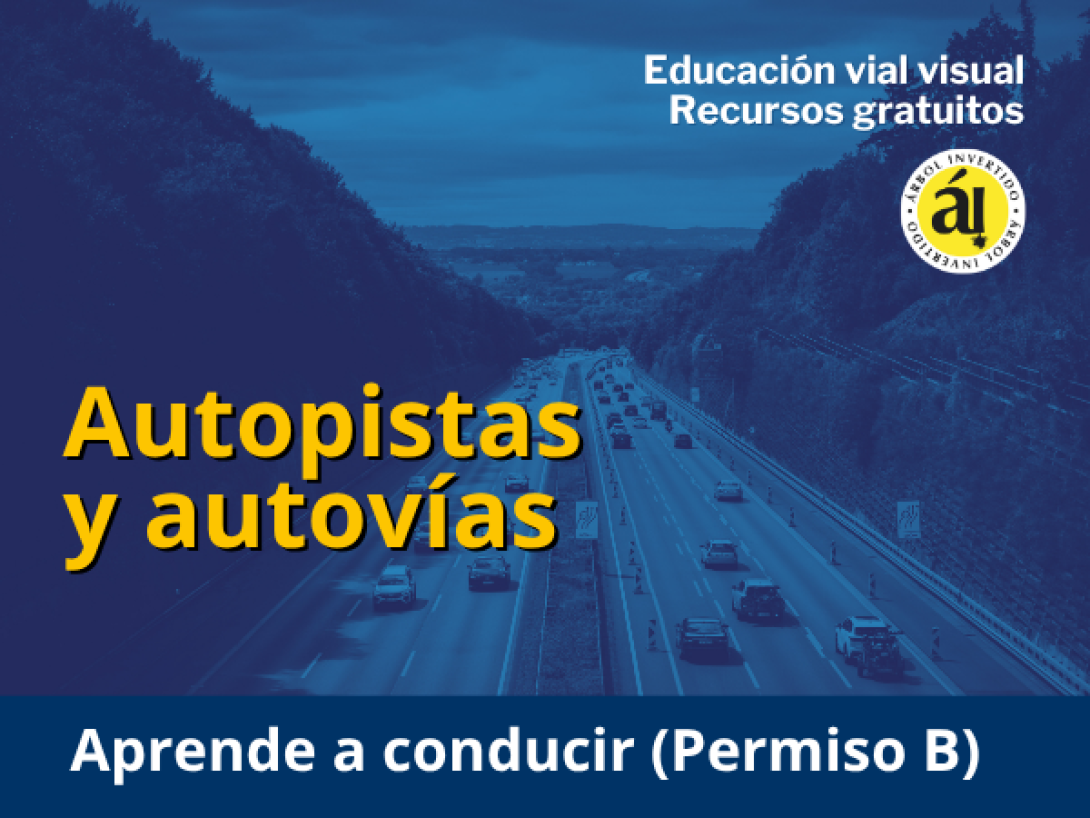 Portada serie Aprende a conducir. Autopistas y autovías