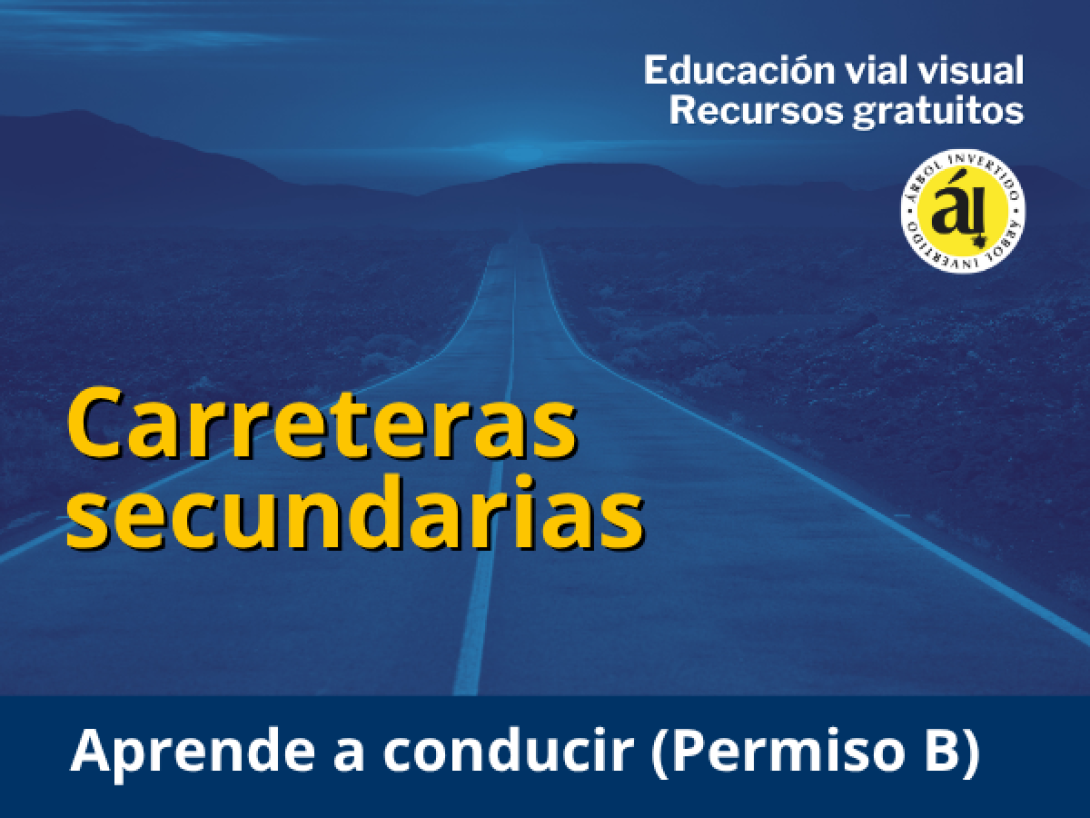 Portada serie Aprende a conducir. Conducir en carreteras secundarias