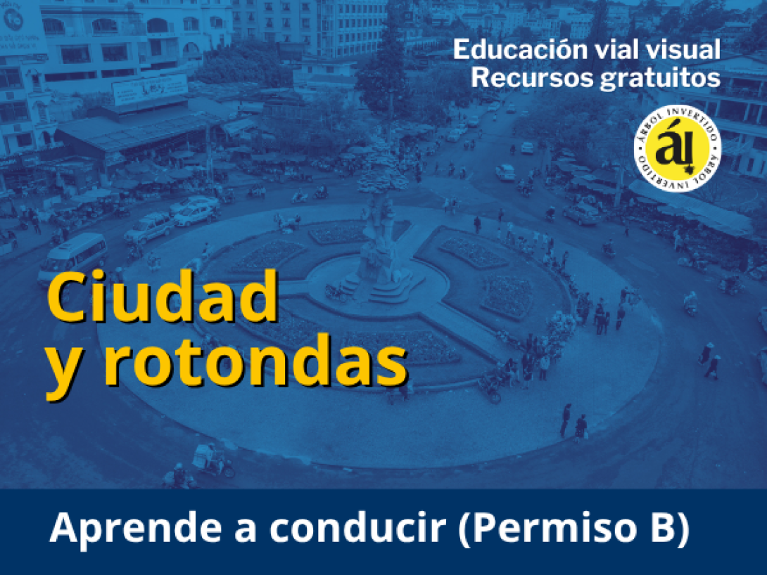 Portada serie Aprende a conducir. Conducir en ciudad