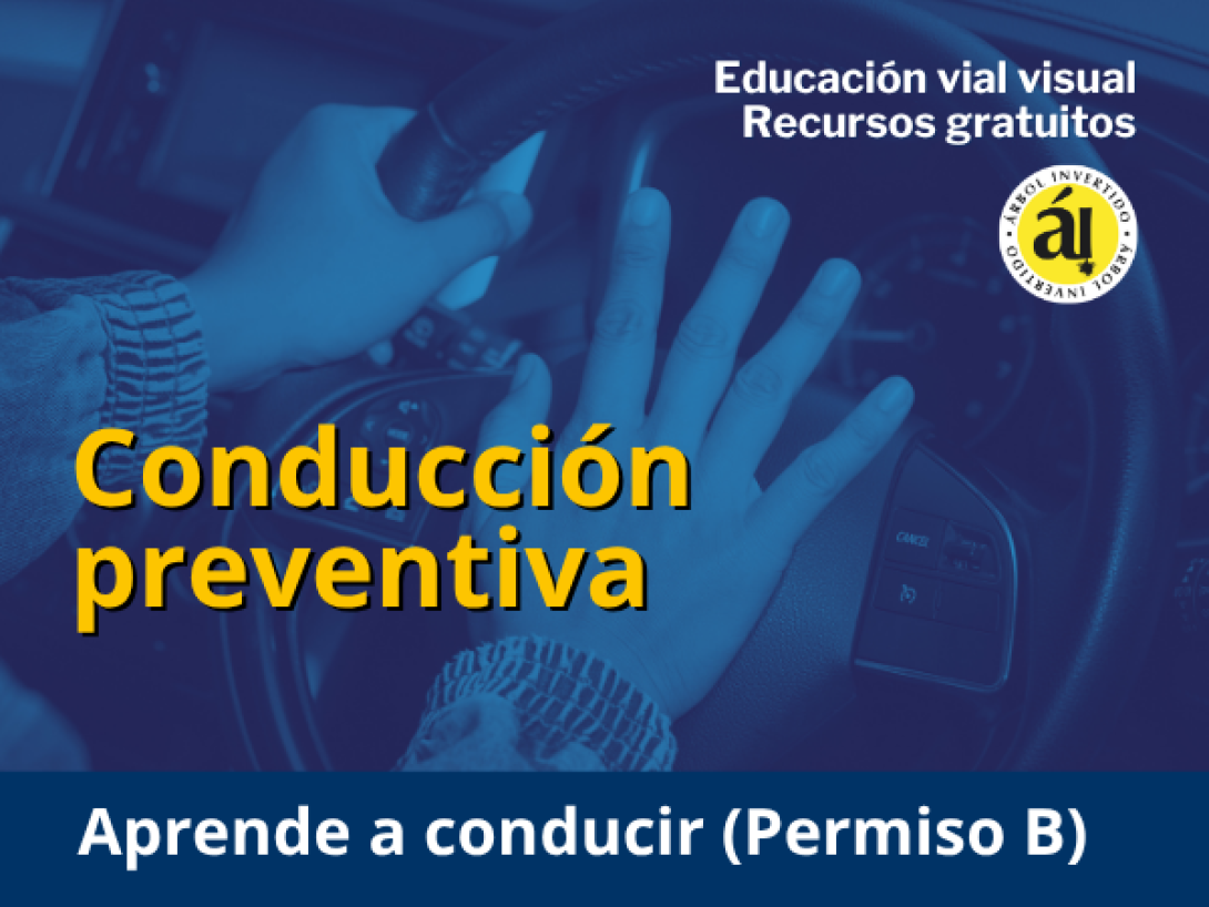 Portada de serie Aprende a conducir. Conducción preventiva