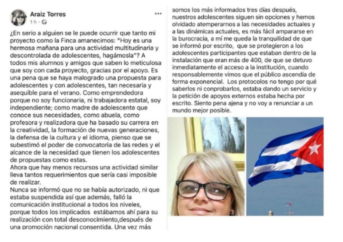 Araiz Torres sobre lo sucedido en la Finca de los Monos.