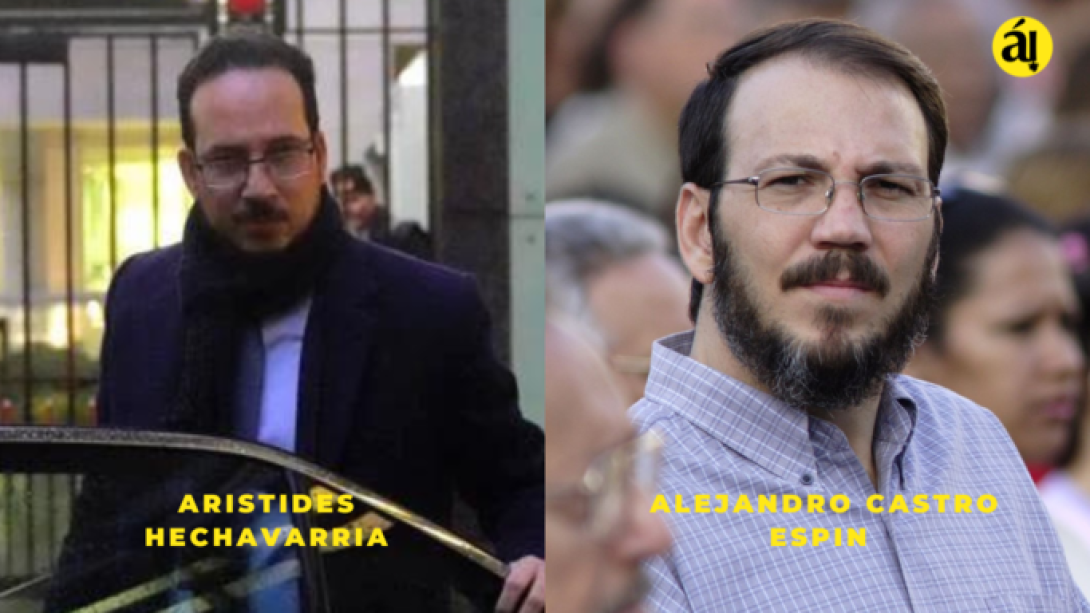 Arístides Hechavarría (izquierda) y Alejandro Castro