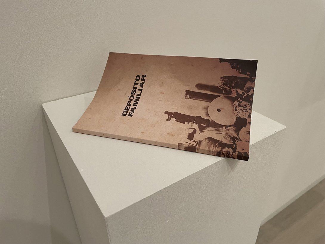 Vista parcial de la instalación "Depósito familiar", de Camila R. Lobón. "Sin Autorización: Contemporary Cuban Art", Wallach Art Gallery, Nueva York